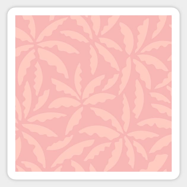 Palms in Blush Pink Sticker by matise